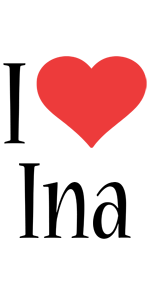 Ina Logo - Ina Logo | Name Logo Generator - I Love, Love Heart, Boots, Friday ...