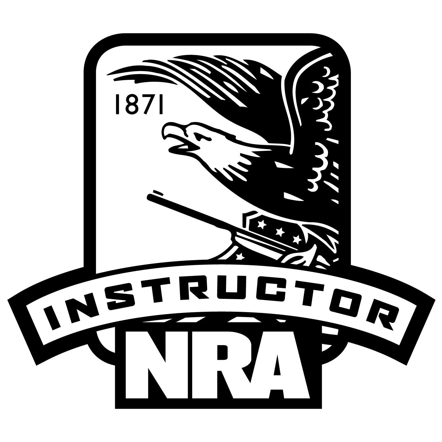 Instructor Logo - NRA Training Logo Suite-INST-BW | LAX Range