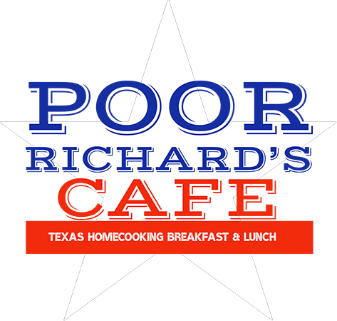 Plano Logo - Diner Home - Poor Richard's Cafe