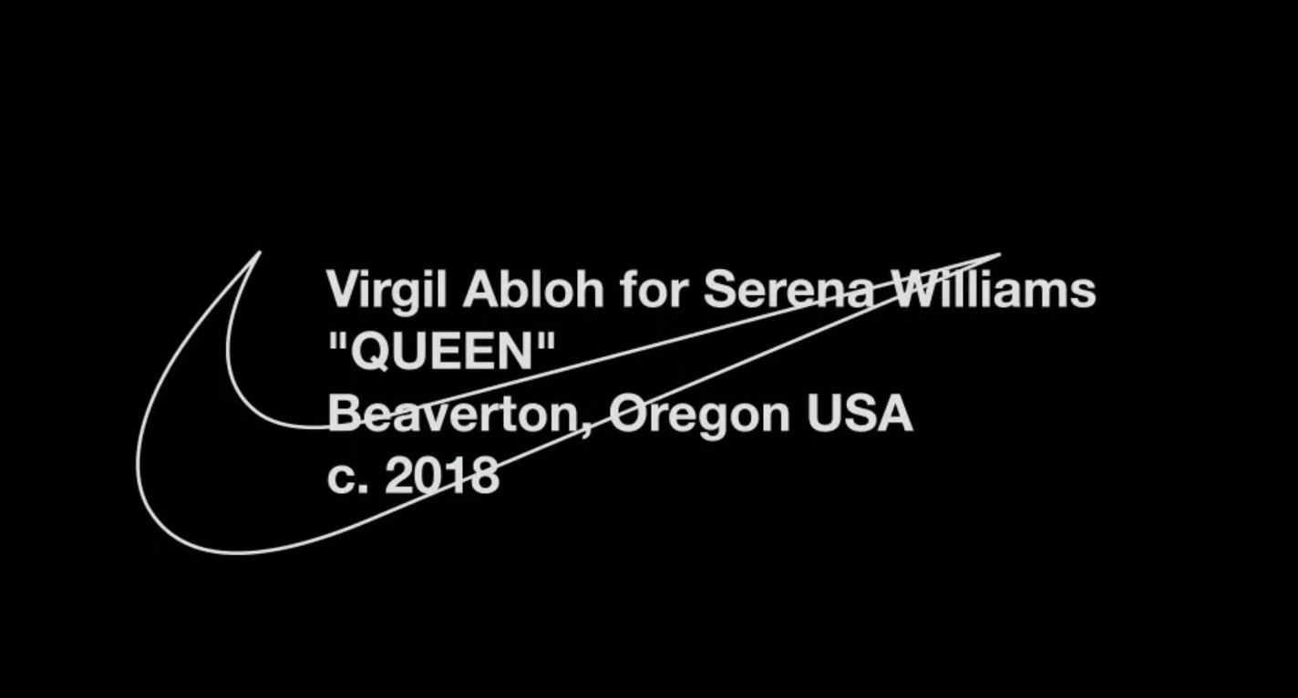 Off White Nike Logo - Serena x Off-White x Nike 