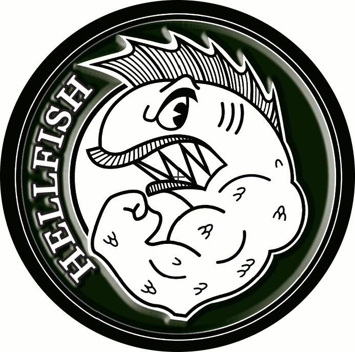 Hellfish Logo - Deathchant 75 records vinyl