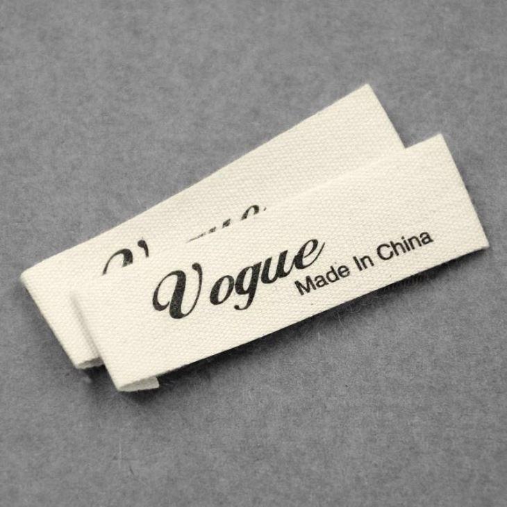 Private Logo - China Private Logo Apparel Cotton Printed Label Factory