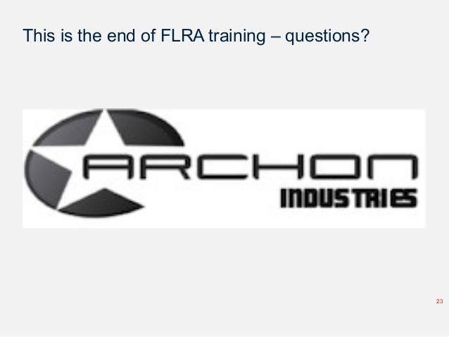 FLRA Logo - Archon flra training ppt