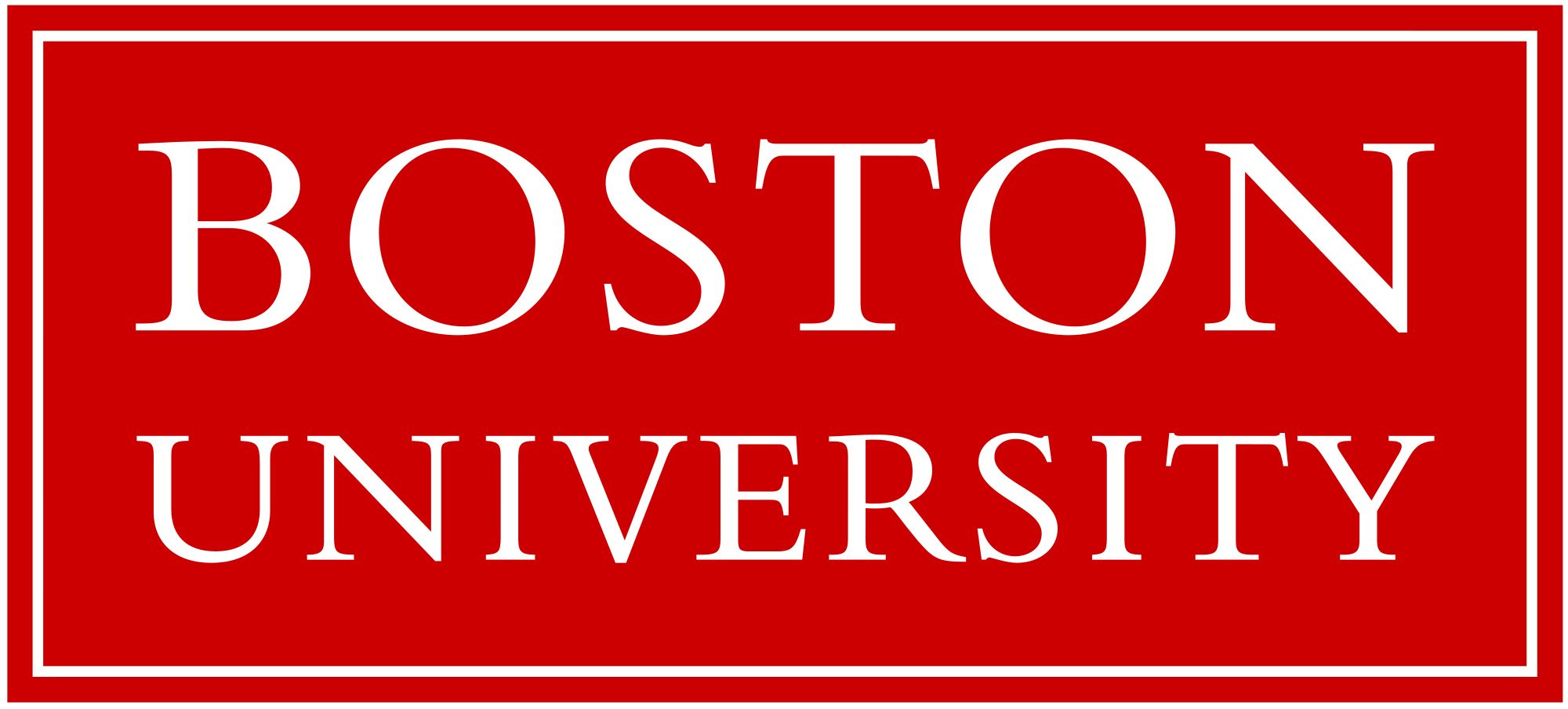 Bu Logo - File:Boston University wordmark.svg - Wikimedia Commons