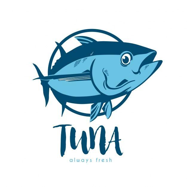 Tuna Logo - Tuna logo template design Vector | Free Download