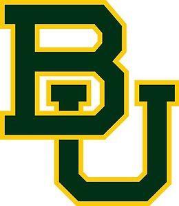 Bu Logo - Baylor University BU Vinyl DieCut Sticker Decal Logo NCAA 4 Stickers ...