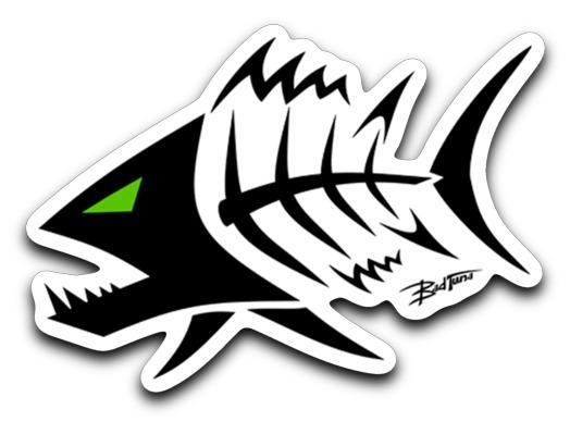 Tuna Logo - ANGRY TUNA STICKER