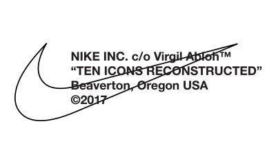 Off White Nike Logo - THE TEN: instructions, terms and conditions