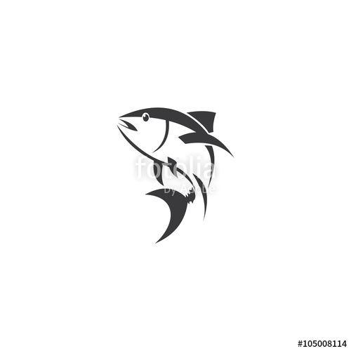 Tuna Logo - Simple Tuna Logo Stock Image And Royalty Free Vector Files
