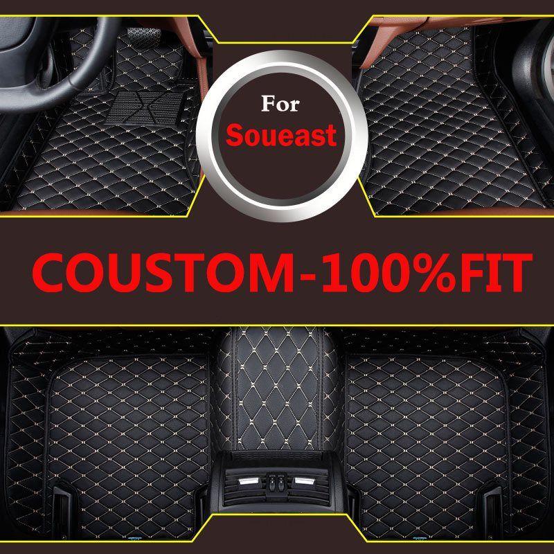 Soueast Logo - Car Fit Four Seasons Sticker Floor Pads Artificial Leather For ...