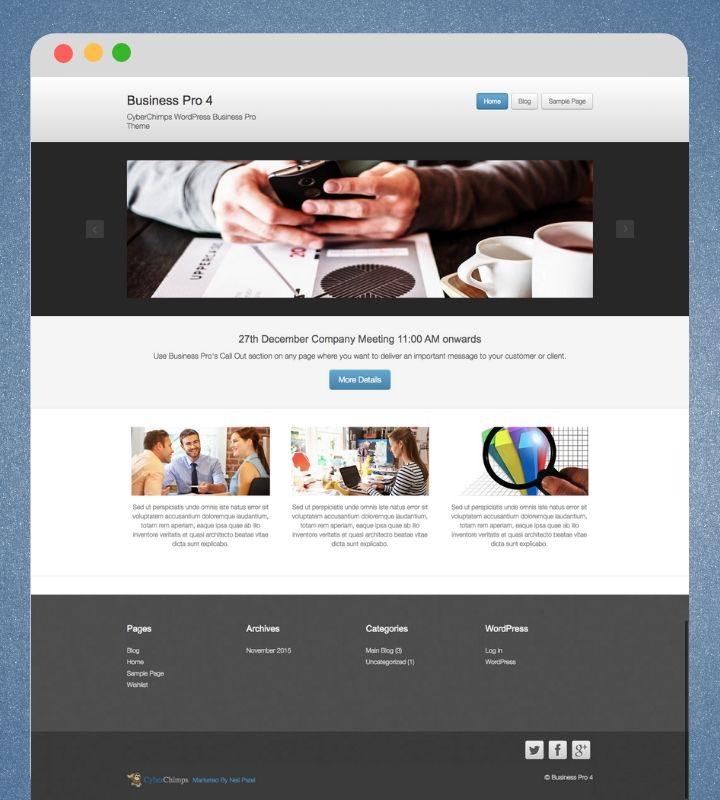 CyberChimps Logo - Business Pro 4 - Responsive Business WordPress Theme