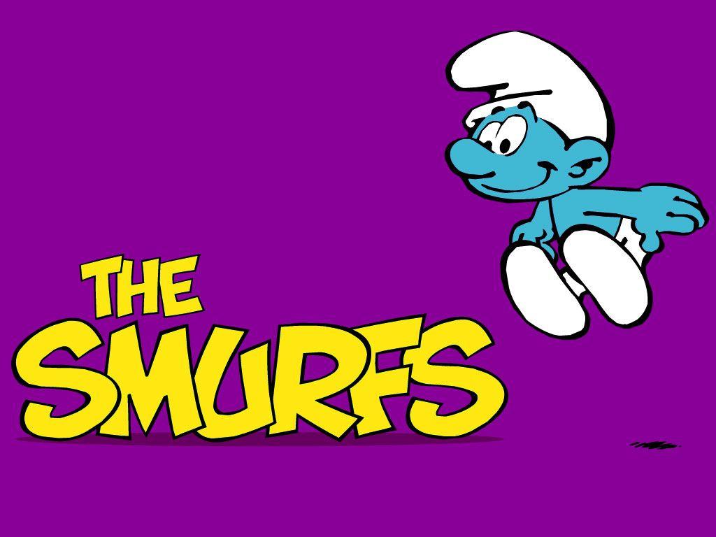 Smurfs Logo - Purple Book | The Smurfs Logo Purple Rectangular Decal, smurfs ...