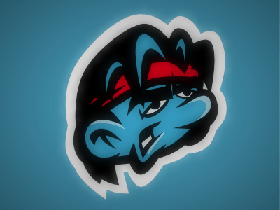 Smurfs Logo - Rambo Smurfs