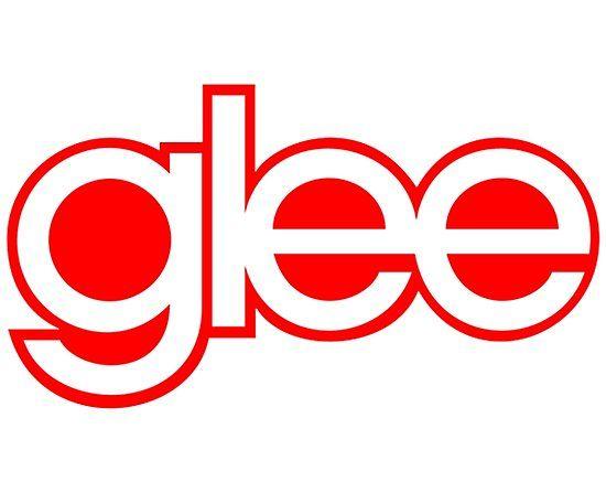 Glee Logo - Glee logo red and white