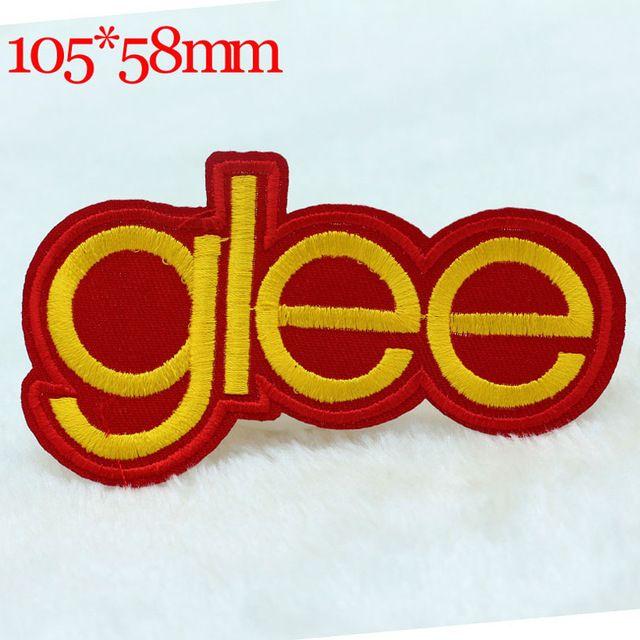 Glee Logo - 10PCS NEW 105X58mm glee logo Design Iron On Sewing Embroidered ...