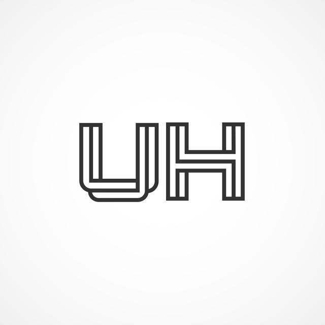 Uh Logo - Initial Letter UH Logo Template Template for Free Download on Pngtree