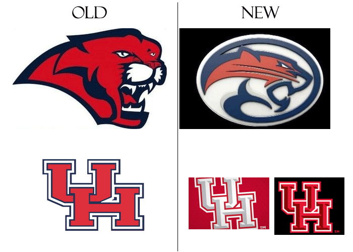 Uh Logo - Houston Cougars New Logos | Taylor McGillis