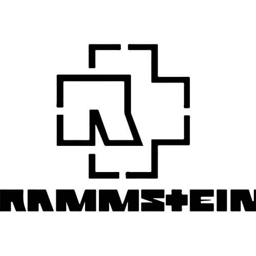 Rammstein Logo - Rammstein Decal Sticker - RAMMSTEIN-BAND-LOGO | Thriftysigns