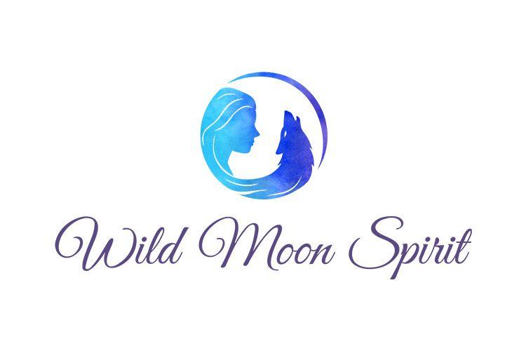 Spirit Logo - Wild Moon Spirit logo design. Nela Dunato Art & Design