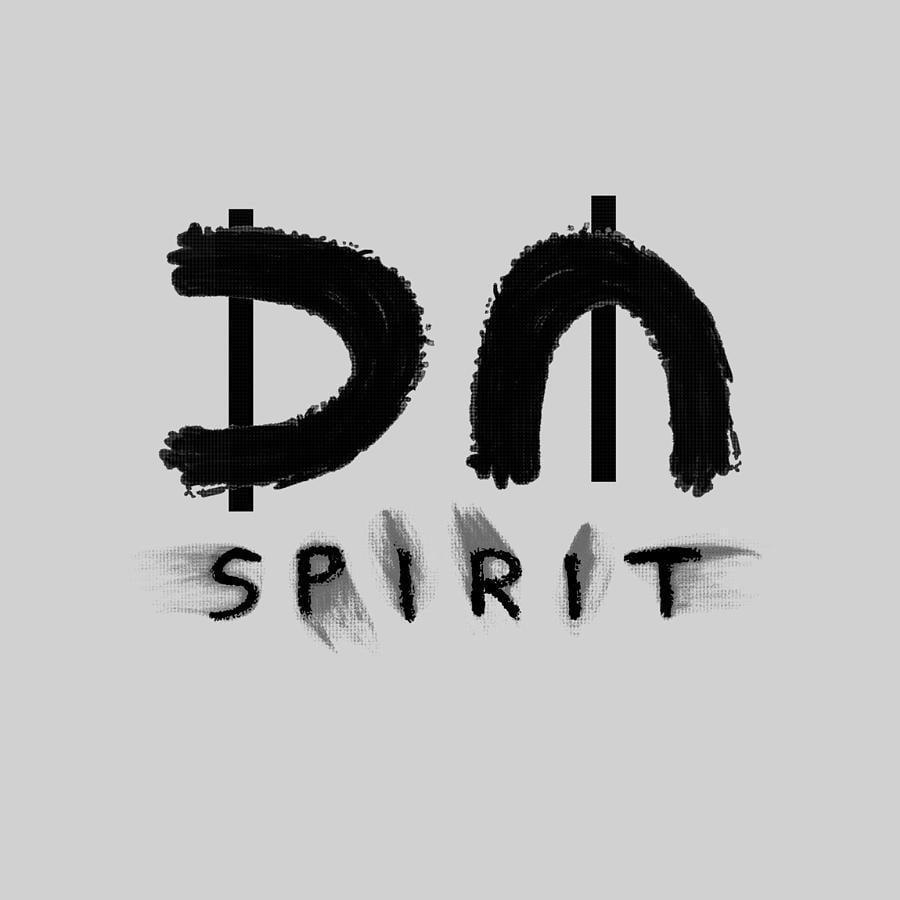 Spirit Logo - Dm Logo And Spirit Logo Black Digital Art by Luc Lambert