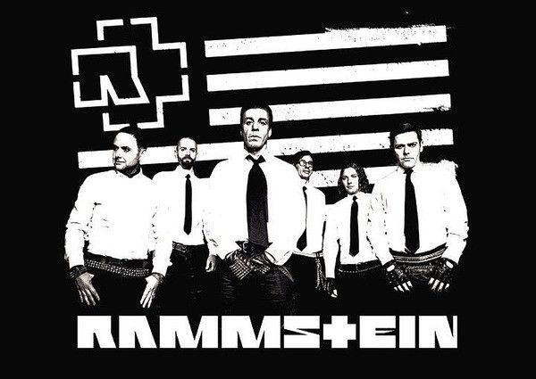 Rammstein Logo - Rammstein - logo stripes Poster | Sold at Abposters.com
