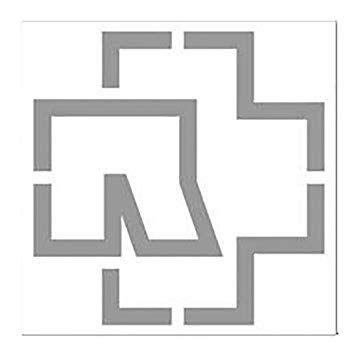 Rammstein Logo - Amazon.com: Rammstein Window Sticker - Logo silver (4”x 4”): Rammstein