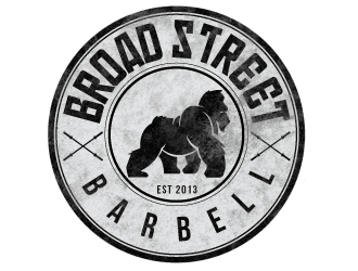 Barbell Logo - Broad Street Barbell logo design.com. Blues City