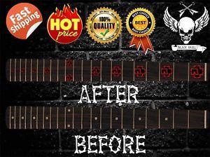 Rammstein Logo - RAMMSTEIN Logo Cross Fretboard Inlay Stickers Fret Markers Decals