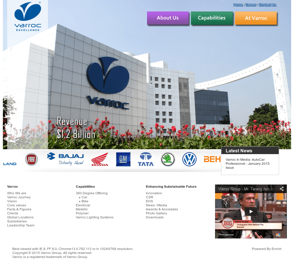Varroc Logo - Varroc Group Competitors, Revenue and Employees Company Profile