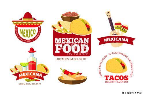 Nachos Logo - Vintage mexican restaurant graphics, tacos, burrito, salsa and ...