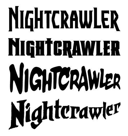 Nightcrawler Logo - Nightcrawler logo design | Logo Design | Logo design, Logos, Design