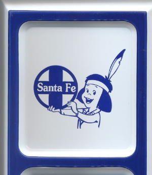 ATSF Logo - Image detail for -Santa Fe Railroad Chico Indian Boy Logo. Santa Fe