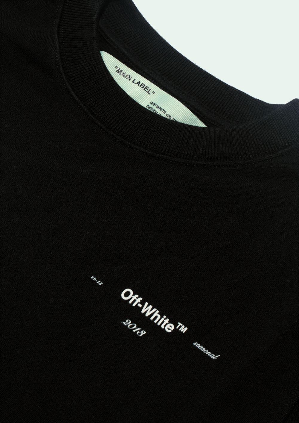 Black Off White Brand Logo - OFF WHITE - Sweatshirts - OffWhite