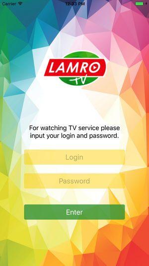 Lamro Logo - Lamro TV on the App Store