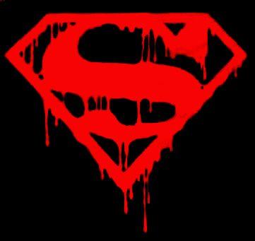 Melting Logo - melting superman logo