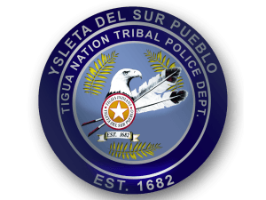 Ydsp Logo - Ysleta del Sur Pueblo. Tigua Indians. Tribal Police Division