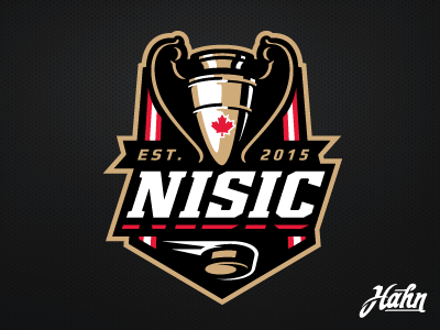 Tournament Logo - NISIC Hockey Championship Logo by Greg Hahn | Dribbble | Dribbble