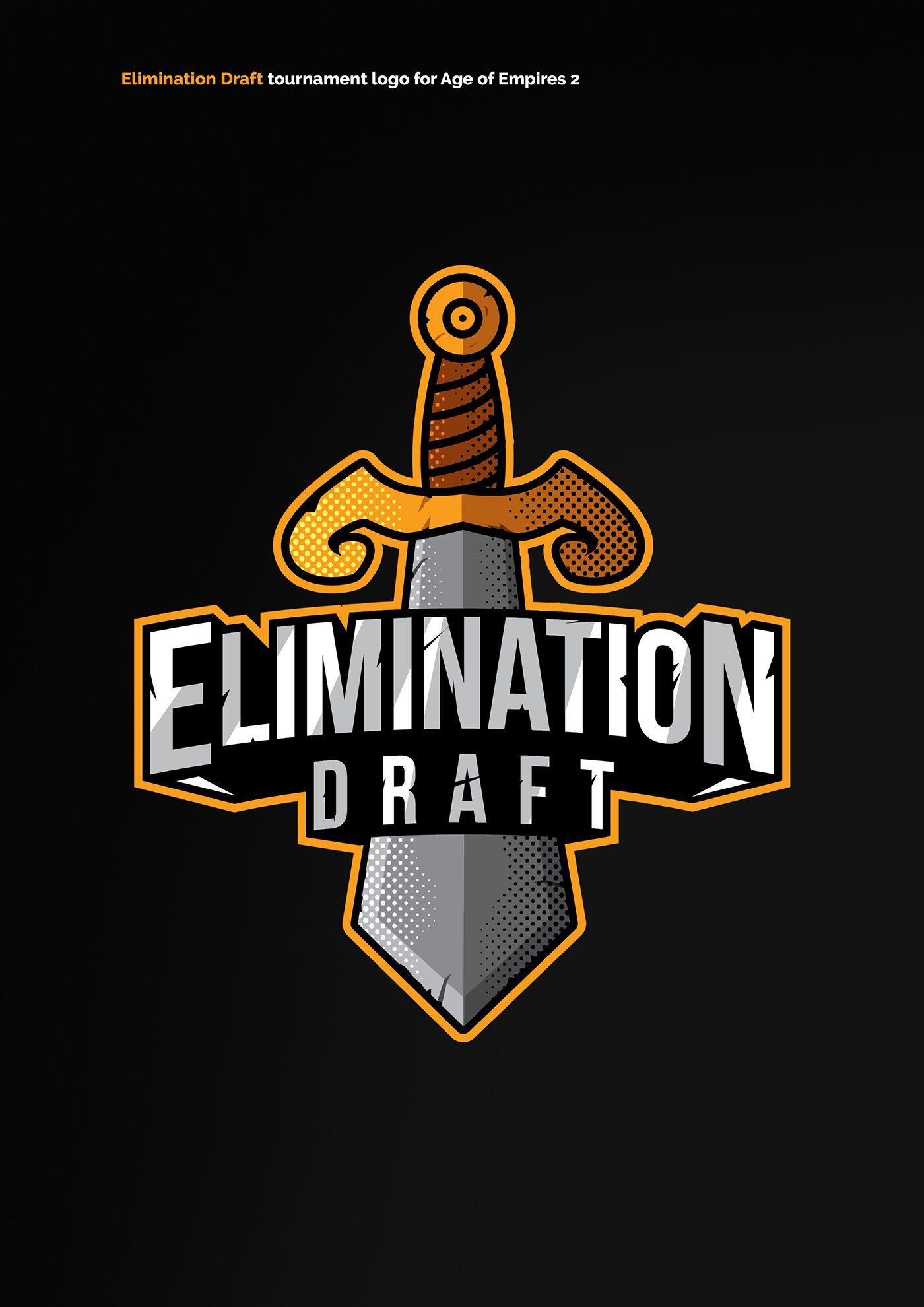 Tournament Logo - Elimination Draft / Age of Empire 2 Tournament Logo on Behance
