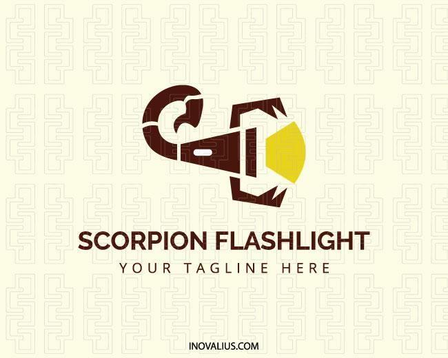 Flashlight Logo - Scorpion Flashlight Logo Design