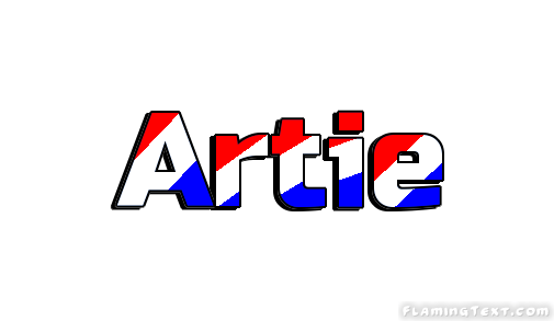 Artie Logo - United States of America Logo. Free Logo Design Tool from Flaming Text