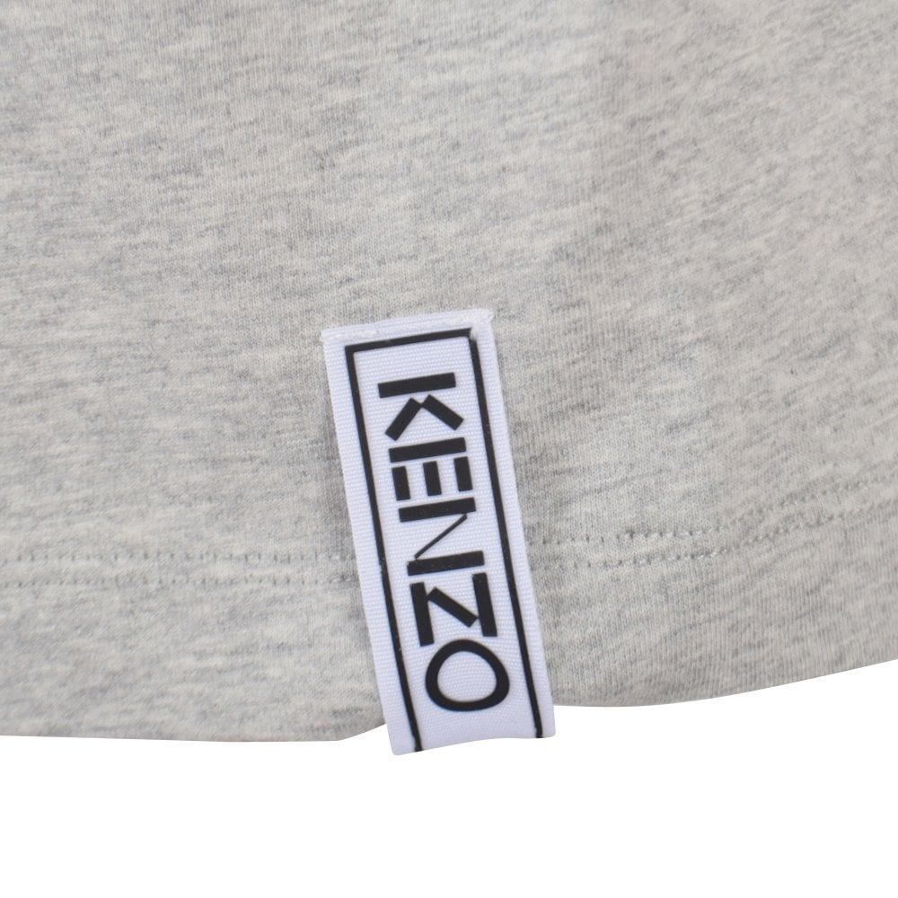 Tab Logo - KENZO Kenzo Grey Tab Logo T Shirt From Brother2Brother UK