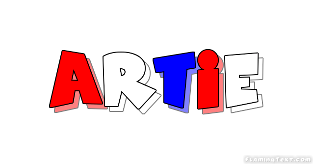 Artie Logo - United States of America Logo. Free Logo Design Tool from Flaming Text