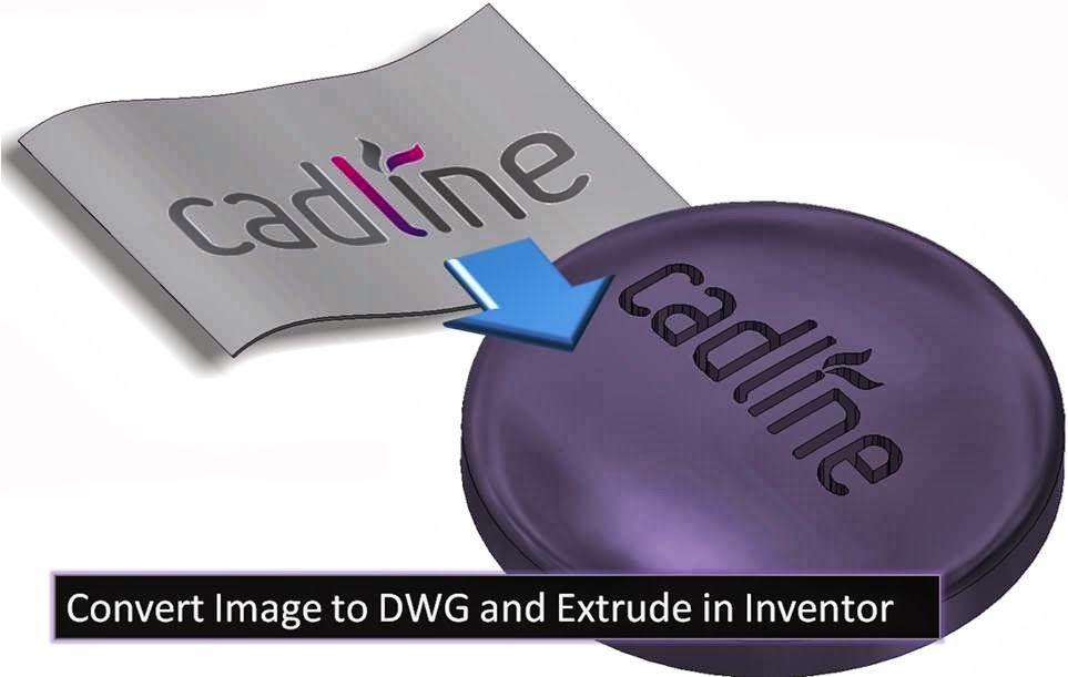 Inventor Logo - Convert Image to DWG and Extrude in Inventor 2014 & Raster Design ...