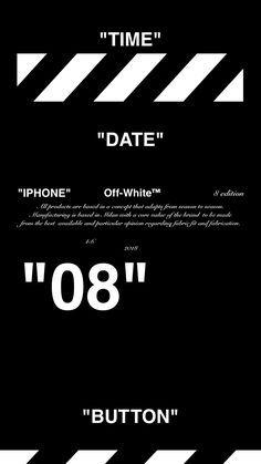 Off White Black Logo - Off White™“IPHONE 7” “WALLPAPER” ”壁紙“ “OFFWHITE” 18 4 10 11 オフ