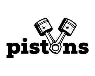 Piston Logo - Piston Logo | Logo Ideas | Logos, Pistons logo, Design