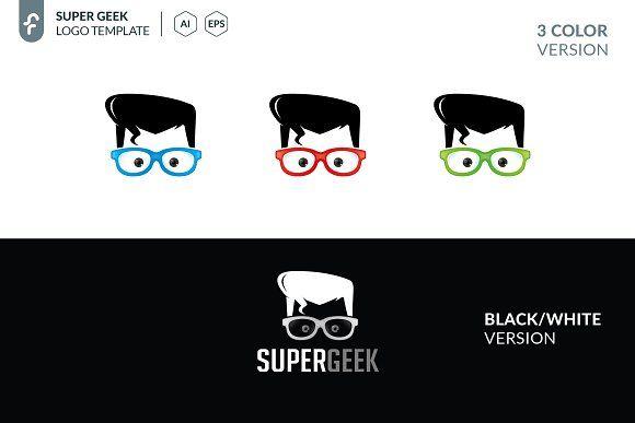 SuperGeek Logo - Super Geek Logo ~ Logo Templates ~ Creative Market