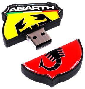 Arbarth Logo - Abarth Logo USB Memory Stick Flash Drive Storage 16GB New Genuine ...