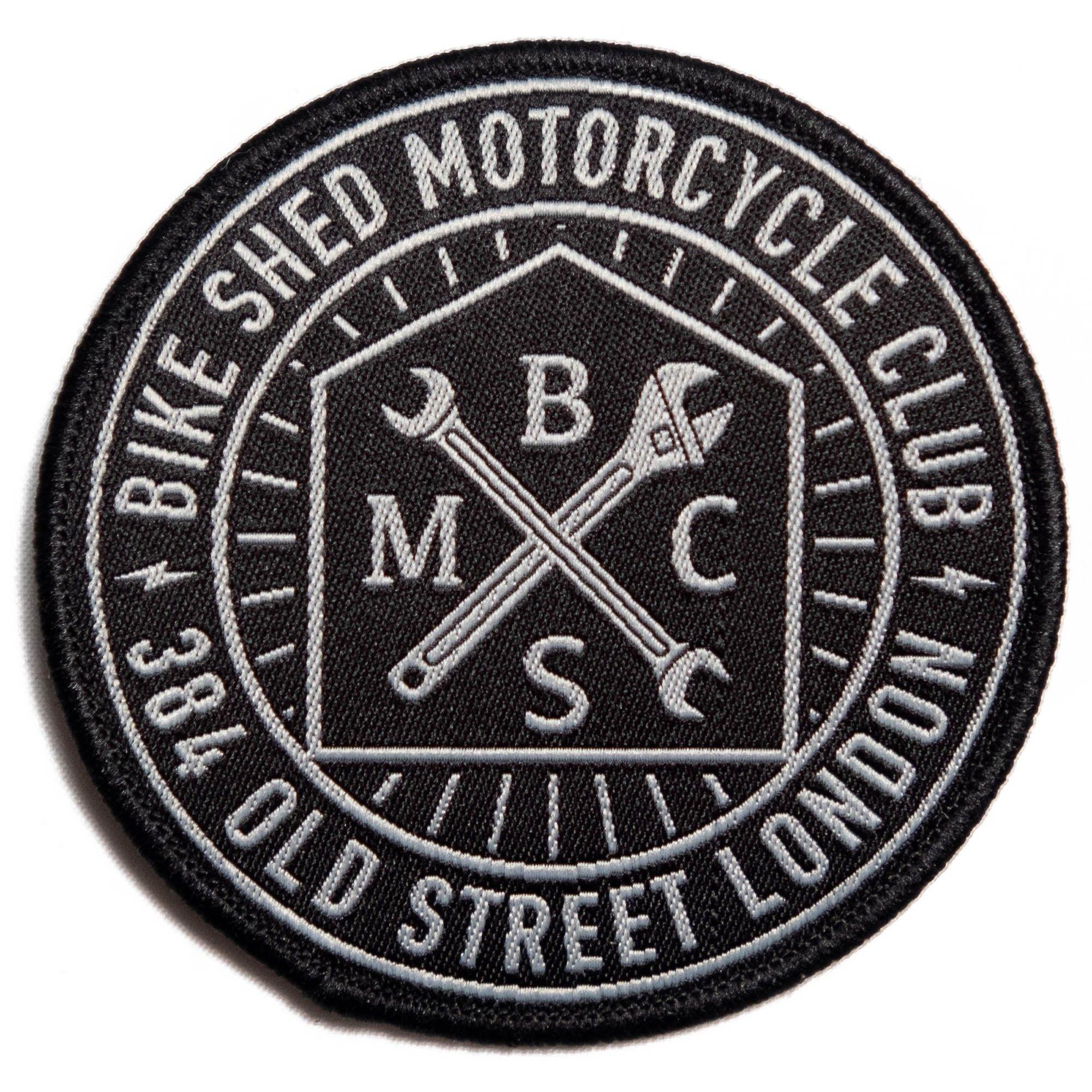 BSMC Logo - BSMC ROUNDEL PATCH WHITE Rider London