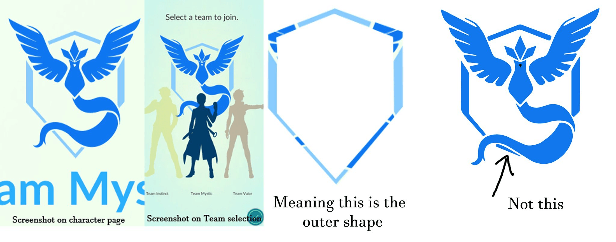 Wrong Logo - Crazy how viral the incorrect logo went for Team Mystic : pokemongo