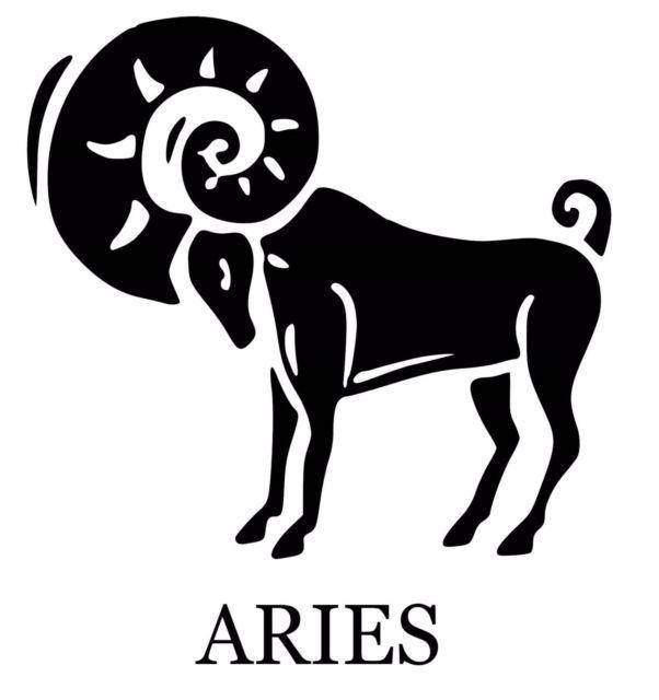 Aries Logo - Astrological Zodiac Symbol - Aries Vinyl Car Sticker\decal | eBay